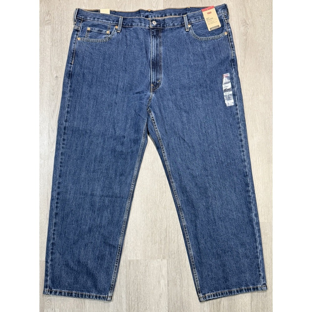 Levi's 550 Men Jeans 48x30 Medium Wash Relaxed Fit Big & Tall Work Casual NWT - Picture 1 of 12